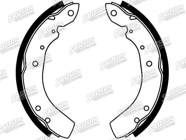Zapata de freno Brake Shoe Set:4423236