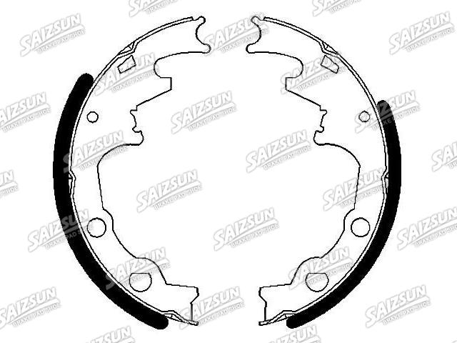 Zapata de freno Brake Shoe Set:F77Z-2200-CA