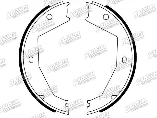 Zapata de freno Brake Shoe Set:JLM2209