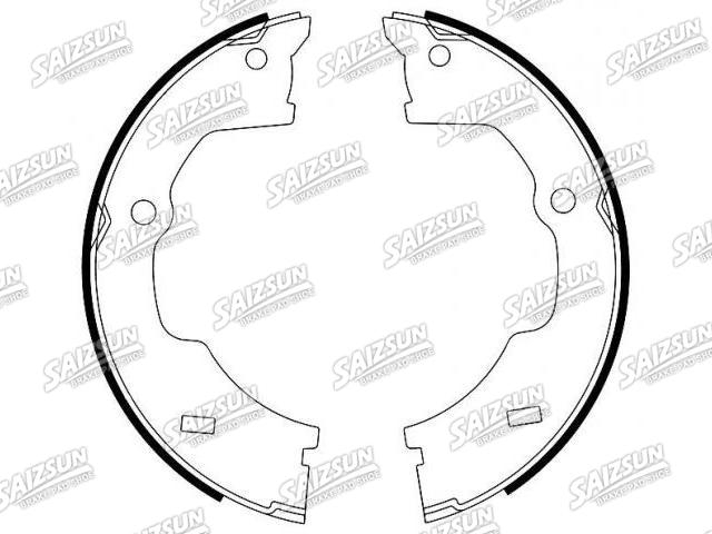 Zapata de freno Brake Shoe Set:5C3Z-2648-BA