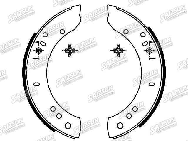 Zapata de freno Brake Shoe Set:RTC3418