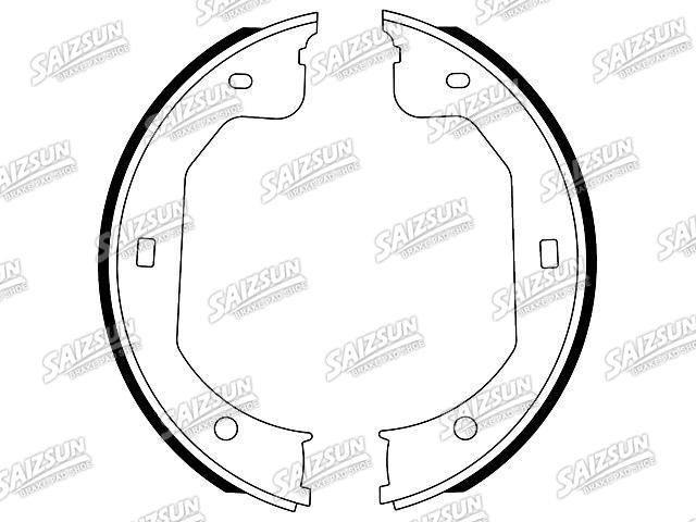 Zapata de freno Brake Shoe Set:5L8Z-2A753-AA