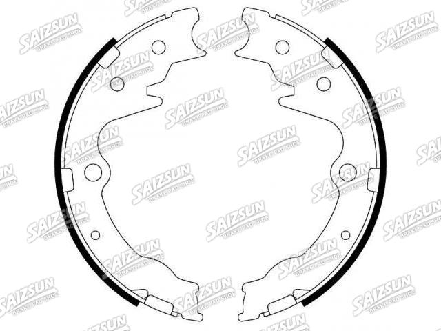 Zapata de freno Brake Shoe Set:S10H-44-39ZA