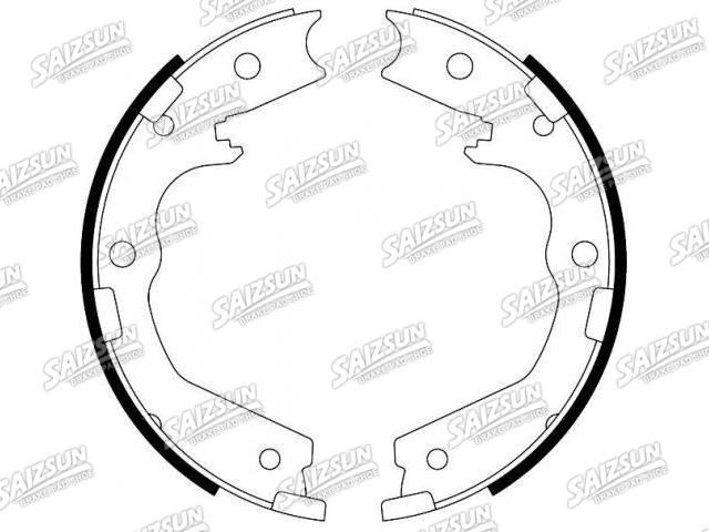 Zapata de freno Brake Shoe Set:8-97034-737-1