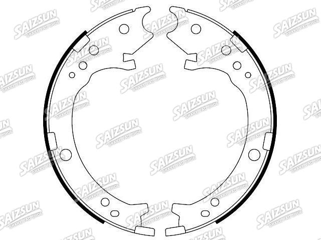 Zapata de freno Brake Shoe Set:43053-S9A-E52