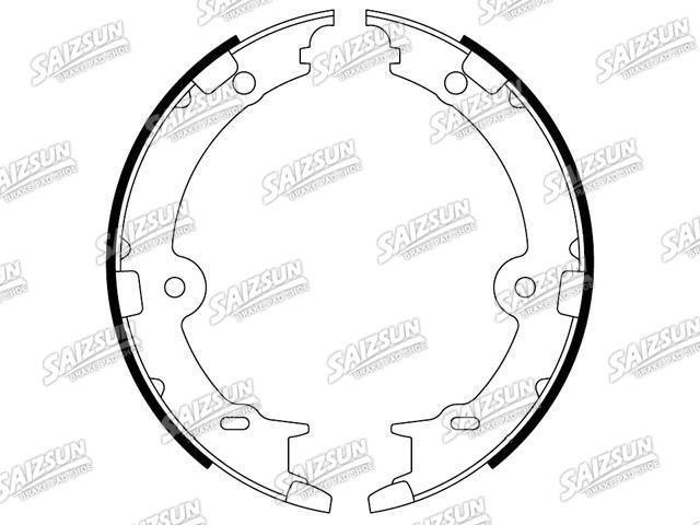 Zapata de freno Brake Shoe Set:46530-50040