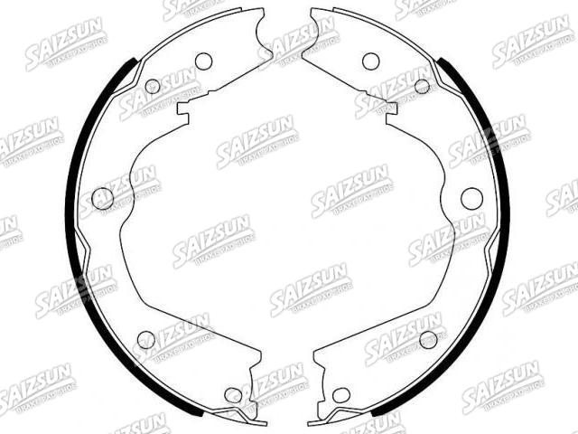 Zapata de freno Brake Shoe Set:43155-STX-A01