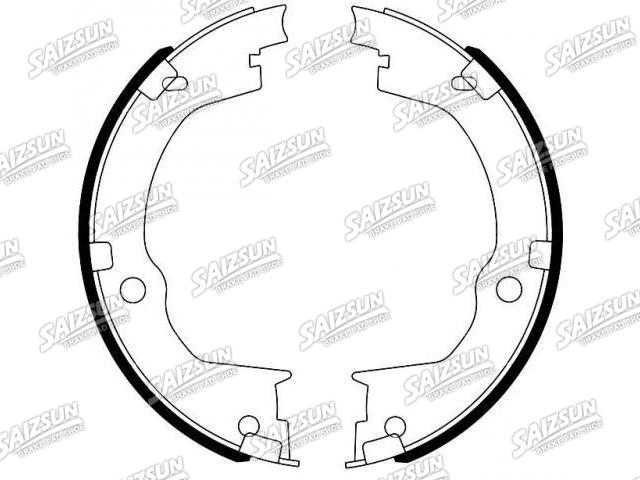 Zapata de freno Brake Shoe Set:96626083
