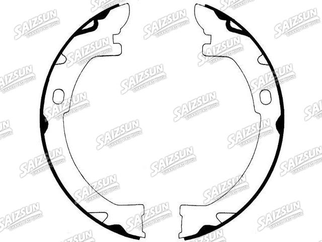 Zapata de freno Brake Shoe Set:F1VY-2N712-A