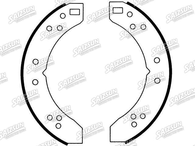 Zapata de freno Brake Shoe Set:318-877