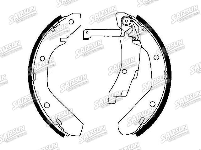 Zapata de freno Brake Shoe Set:331 609 537 A