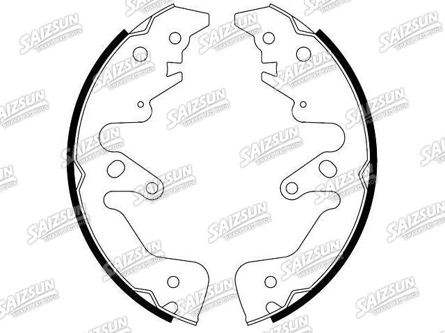 Zapata de freno Brake Shoe Set:26694-FG000