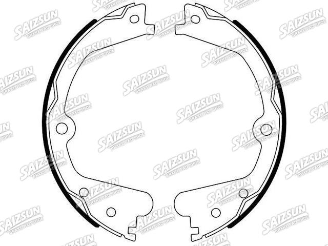 Zapata de freno Brake Shoe Set:8C2Z-2648-A