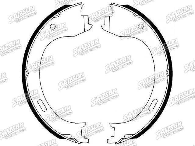 Zapata de freno Brake Shoe Set:9L3Z-2648-A