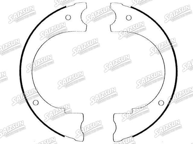 Zapata de freno Brake Shoe Set:15661993