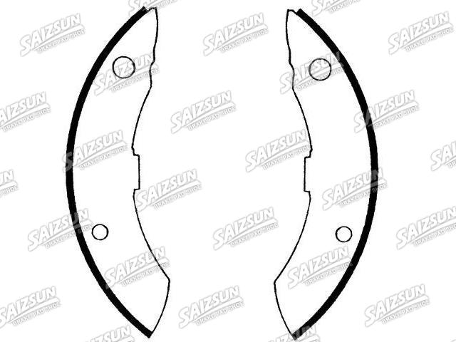 Zapata de freno Brake Shoe Set:E6HZ-2200-C