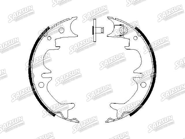 Zapata de freno Brake Shoe Set:46590-20030