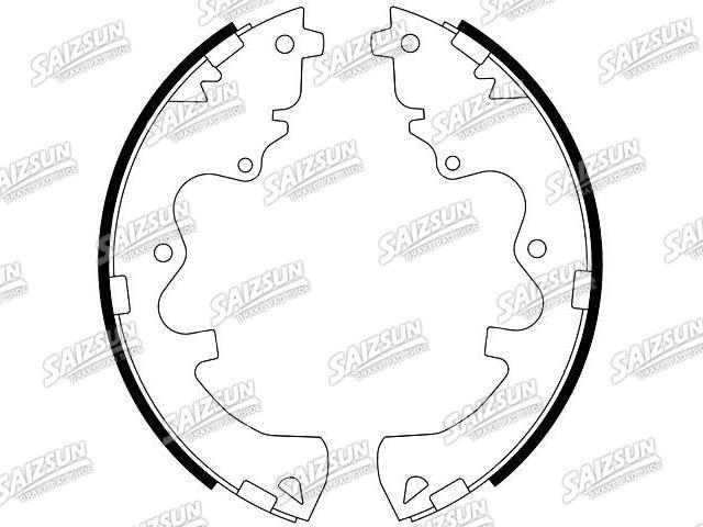 Zapata de freno Brake Shoe Set:ZZC1-49-240A