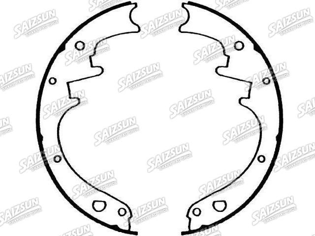 Zapata de freno Brake Shoe Set:D6DZ-2200-A