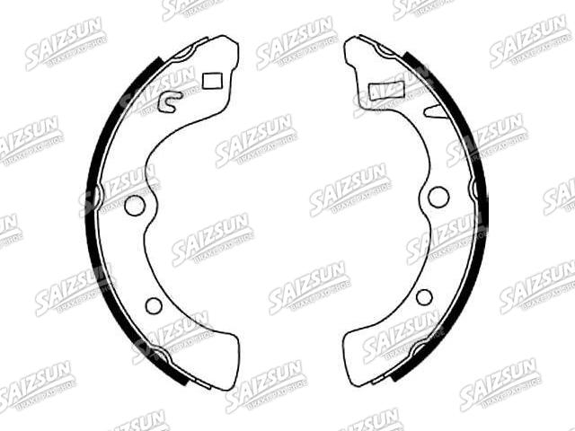 Zapata de freno Brake Shoe Set:43153-SA3-N51