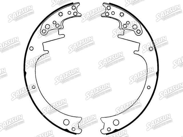 Zapata de freno Brake Shoe Set:33-2075