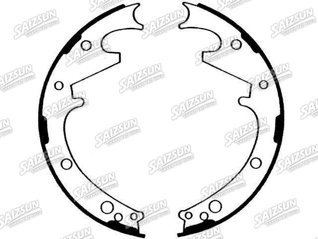 Zapata de freno Brake Shoe Set:498-2106