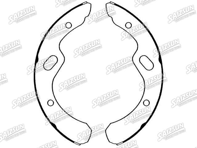 Zapata de freno Brake Shoe Set:603-1411