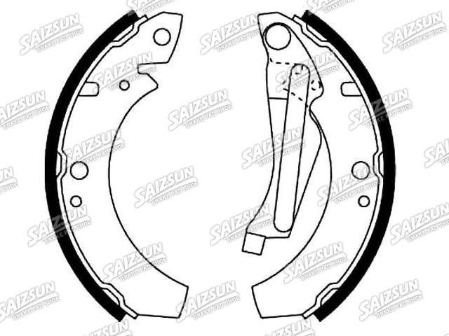 Zapata de freno Brake Shoe Set:171 609 537 B