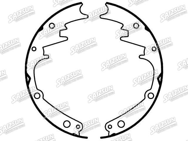 Zapata de freno Brake Shoe Set:1555T-S823