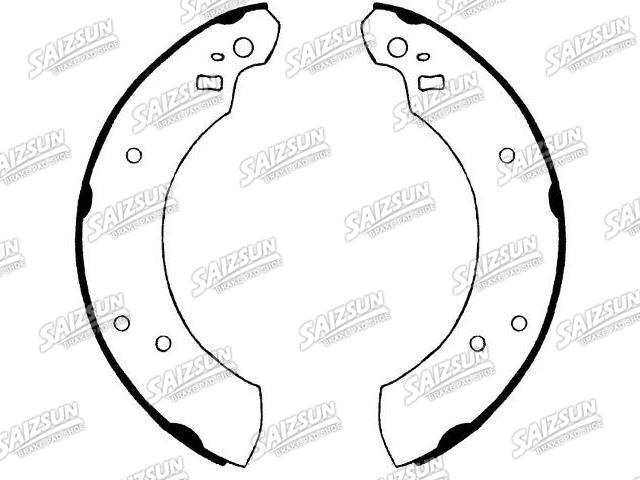 Zapata de freno Brake Shoe Set:D6RY-2200-A