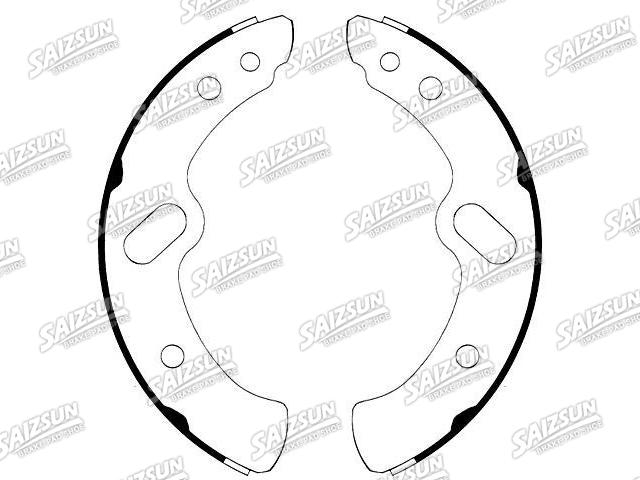 Zapata de freno Brake Shoe Set:S672-1458