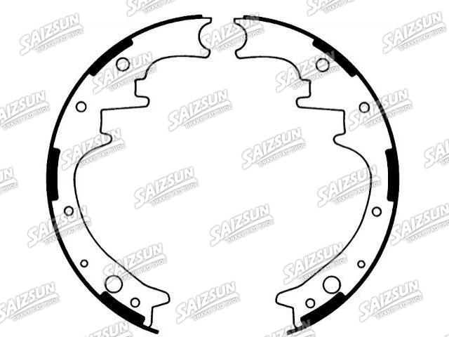 Zapata de freno Brake Shoe Set:333-2089T