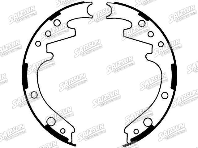 Zapata de freno Brake Shoe Set:4176763