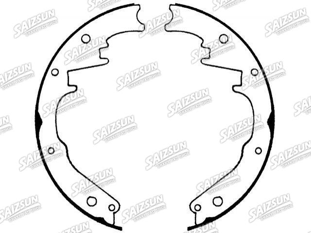 Zapata de freno Brake Shoe Set:8124580