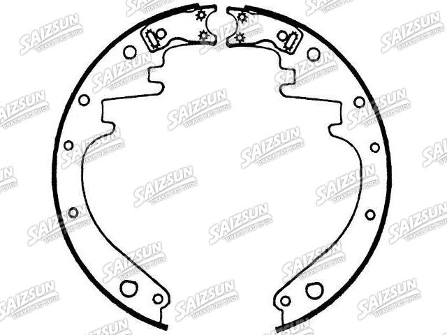 Zapata de freno Brake Shoe Set:283-2130TT