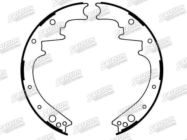 Zapata de freno Brake Shoe Set:3879231