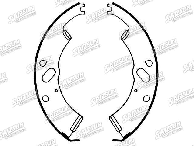 Zapata de freno Brake Shoe Set:1255-386