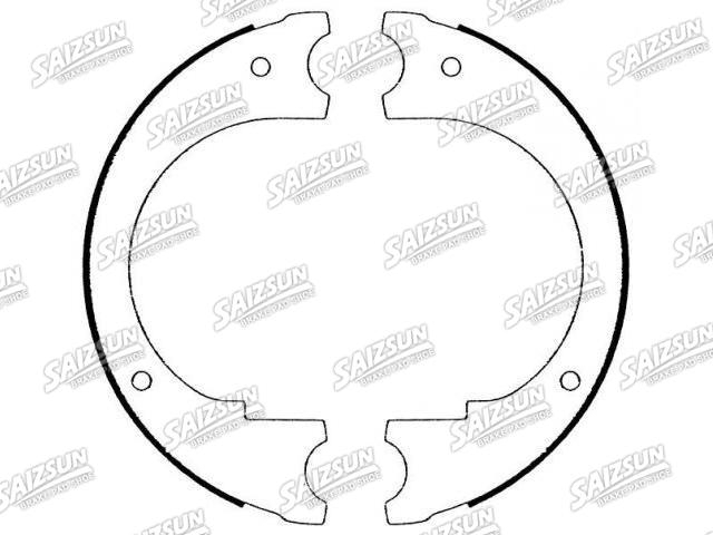 Zapata de freno Brake Shoe Set:D3HZ2648B