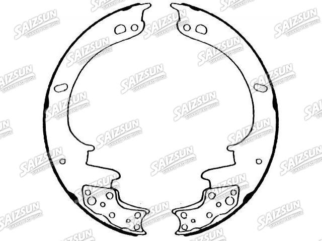 Zapata de freno Brake Shoe Set:475-2162