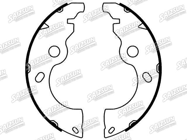 Zapata de freno Brake Shoe Set:2E3Z-2007-BA