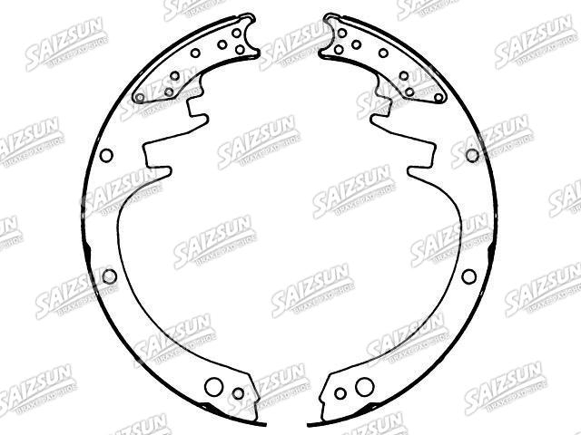 Zapata de freno Brake Shoe Set:2040-310