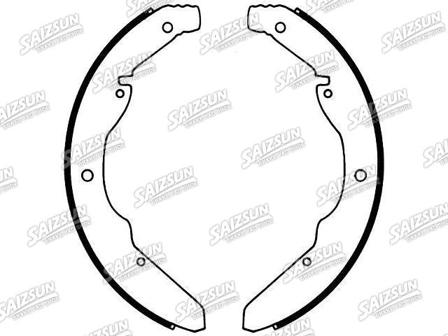Zapata de freno Brake Shoe Set:298-8081