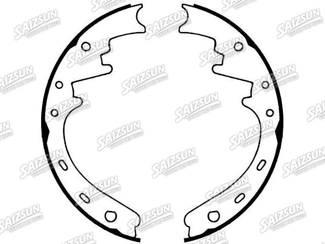 Zapata de freno Brake Shoe Set:184-2099T