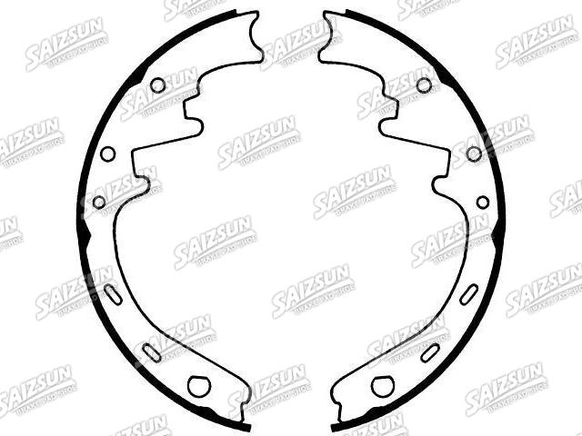 Zapata de freno Brake Shoe Set:183-2100T