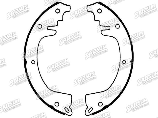Zapata de freno Brake Shoe Set:40-2011