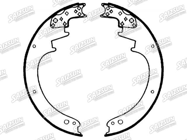 Zapata de freno Brake Shoe Set:398-2060