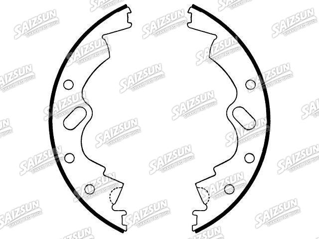 Zapata de freno Brake Shoe Set:1236-23
