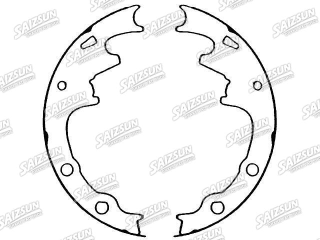 Zapata de freno Brake Shoe Set:362-2144AT