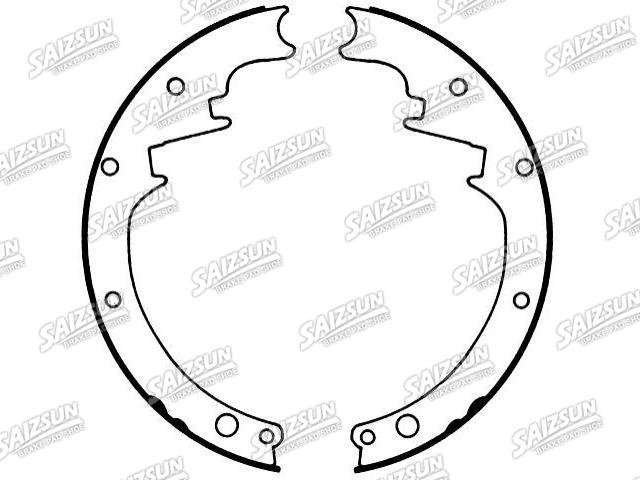 Zapata de freno Brake Shoe Set:345-2139TT