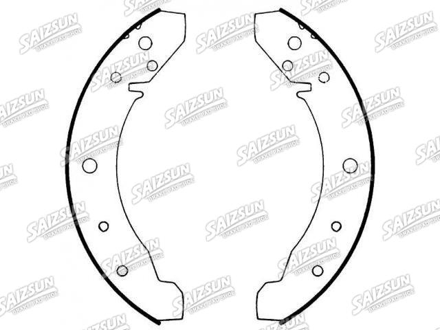 Zapata de freno Brake Shoe Set:168-881